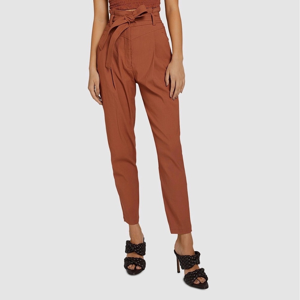 A.L.C. | Davis Paperbag Stretch Linen Blend Pants Size 2 *No Belt*
